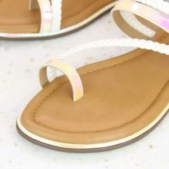 Inc.5 SALE FLAT CASUAL TOE POST-WHITE