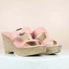 Inc.5 PLATFORM CASUAL PU MULE-PEACH SALE