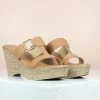Inc.5 PLATFORM CASUAL PU MULE-TAN SALE