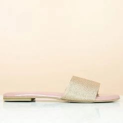 Inc.5 SALE FLAT LACES CASUAL MULE-ROSE GOLD