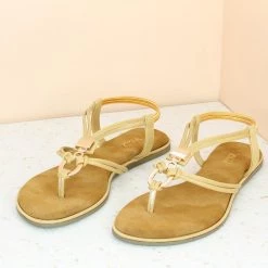 Inc.5 STRAPY FLAT SANDAL-YELLOW SALE