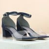 Inc.5 SALE TRANSPARENT COUNTER SANDAL-NAVY BLUE