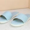 Inc.5 SALE STITCHED FLAT MULE - BLUE