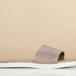 Inc.5 STITCHED FLAT MULE - PURPLE SALE