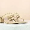 Inc.5 SALE BLOCK HEEL MULE-BEIGE