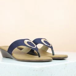 Inc.5 BASIC CASUAL THONG-NAVY BLUE SALE