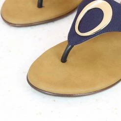 Inc.5 BASIC CASUAL THONG-NAVY BLUE SALE