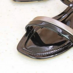 Inc.5 FLAT DOUBLE STRAP MULE-BLACK SALE