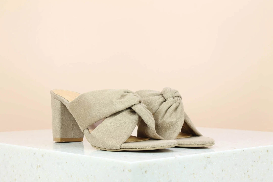 Inc.5 SUEDE BLOCK HEEL MULE-BEIGE Casual 6 Inc.5 SUEDE BLOCK HEEL MULE-BEIGE Casual