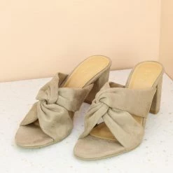 Inc.5 SUEDE BLOCK HEEL MULE-BEIGE Casual 16 Inc.5 SUEDE BLOCK HEEL MULE-BEIGE Casual
