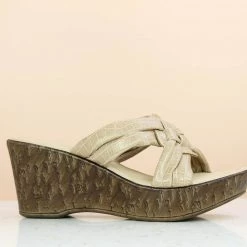 Inc.5 PLATFORM CASUAL MULE-BEIGE