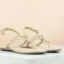 Inc.5 FLAT STRAPY SANDAL-BEIGE