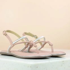 Inc.5 FLAT STRAPY SANDAL-PEACH SALE
