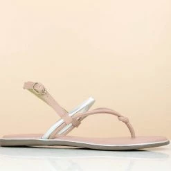 Inc.5 FLAT STRAPY SANDAL-PEACH SALE