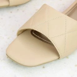 Inc.5 FLAT PLATFORM MULE-BEIGE SALE