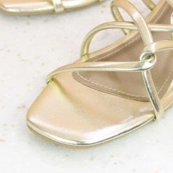 Inc.5 FLAT CASUAL MULE-LIGHT GOLD