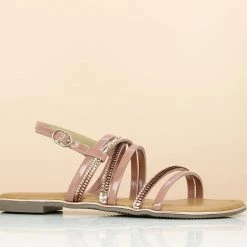Inc.5 STRAPY FLAT SANDAL-PEACH