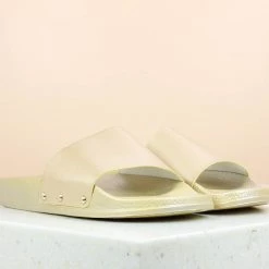 Inc.5 FLAT PU CASUAL SLIPON-LIGHT GOLD SALE