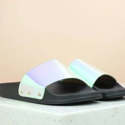 Inc.5 FLAT CASUAL PU MULE-GREEN