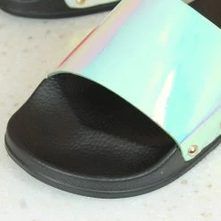 Inc.5 FLAT CASUAL PU MULE-GREEN