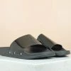 Inc.5 FLAT PU CASUAL SLIPON-BLACK