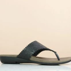 Inc.5 SALE FLAT COMFORT THONG-BLACK