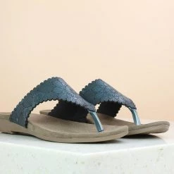 Inc.5 FLAT COMFORT THONG-BLUE SALE