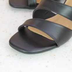 Inc.5 SALE BLOCK HEEL CASUAL MULE-BLACK