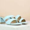 Inc.5 BLOCK HEEL MULE-BLUE
