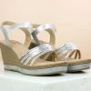Inc.5 SALE PLATFORM PU SANDAL-SILVER