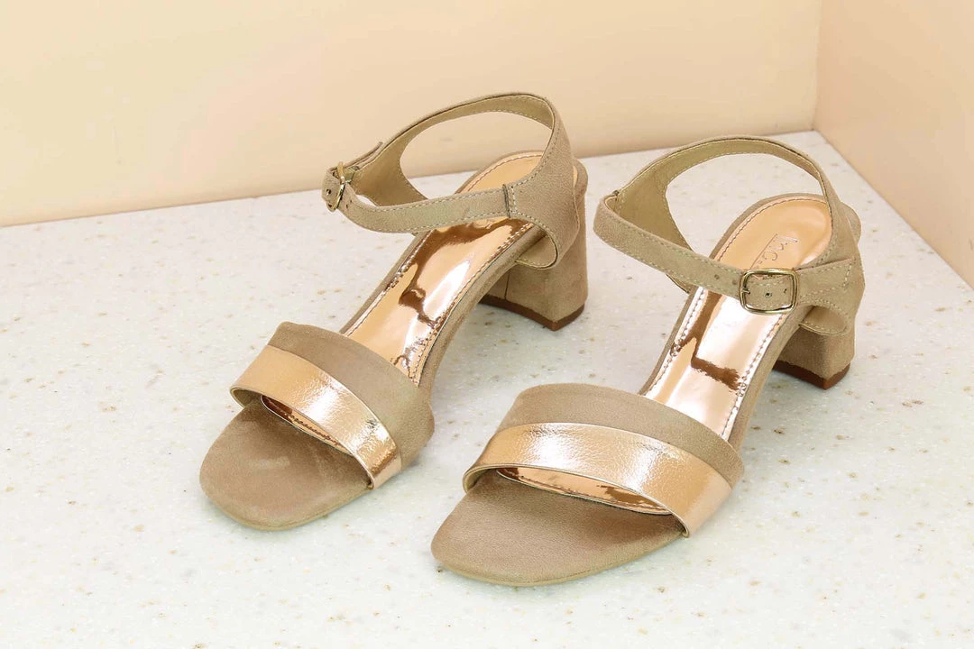 Inc.5 BLOCK HEEL SANDAL - BEIGE 6 Inc.5 BLOCK HEEL SANDAL - BEIGE