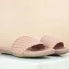 Inc.5 WOVEN FLAT MULE - PEACH Mules