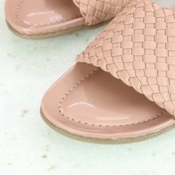 Inc.5 WOVEN FLAT MULE - PEACH Mules