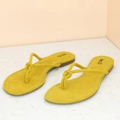 Inc.5 FLAT THONG-YELLOW
