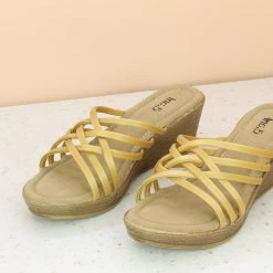 Inc.5 SALE STRAPY VEDGE MULE - CAMEL 9 Inc.5 SALE STRAPY VEDGE MULE - CAMEL