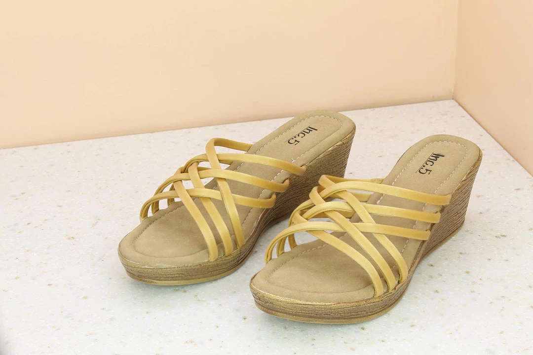 Inc.5 SALE STRAPY VEDGE MULE - CAMEL 6 Inc.5 SALE STRAPY VEDGE MULE - CAMEL