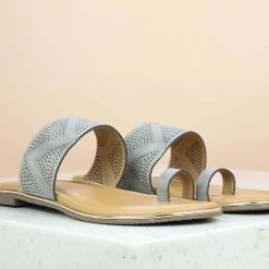 Inc.5 LASER CUT TOE POST - GUN METAL SALE