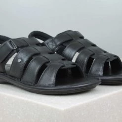 PRIVO By Inc5 VELCRO SANDAL -BLACK