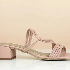 Inc.5 BLOCK HEEL STRAPY MULES SALE