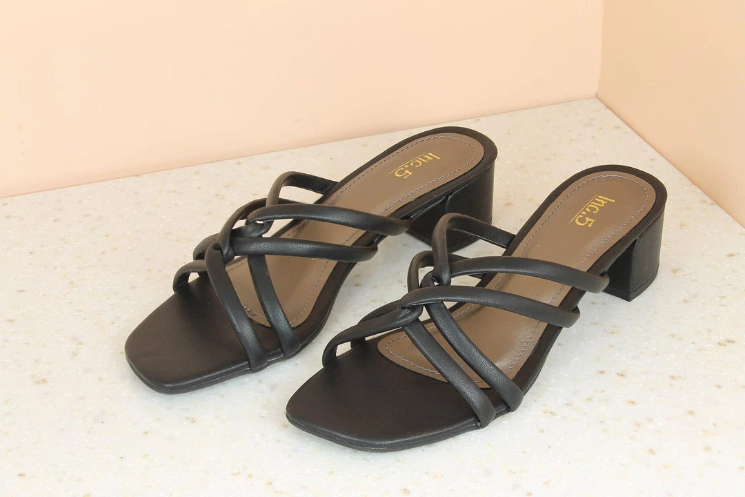 Inc.5 BLOCK HEELED MULES SALE 6 Inc.5 BLOCK HEELED MULES SALE