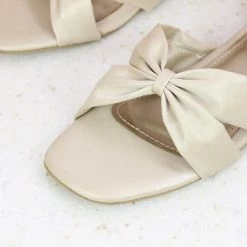 Inc.5 FLAT COUNTERED SANDAL - BEIGE