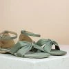 Inc.5 FLAT COUNTERED SANDAL - GREEN 2 Inc.5 FLAT COUNTERED SANDAL - GREEN