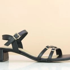 Inc.5 BLOCK HEEL SANDAL - BLACK