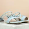 Inc.5 SALE SMALL HEEL MULE - BLUE