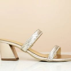 Inc.5 BLOCK HEEL WOVEN MULES 8 Inc.5 BLOCK HEEL WOVEN MULES