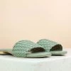 Inc.5 WOVEN FLAT MULE-PISTA SALE