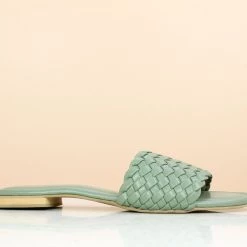 Inc.5 WOVEN FLAT MULE-PISTA SALE
