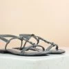 Inc.5 PATTENT FLAT SANDAL-GREY SALE