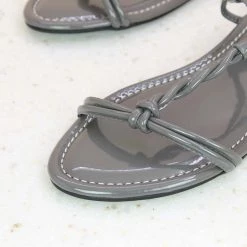 Inc.5 PATTENT FLAT SANDAL-GREY SALE
