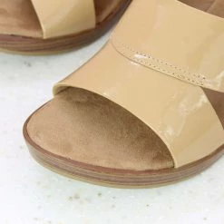 Inc.5 PATTENT PLATFORM STITCHED MULES SALE